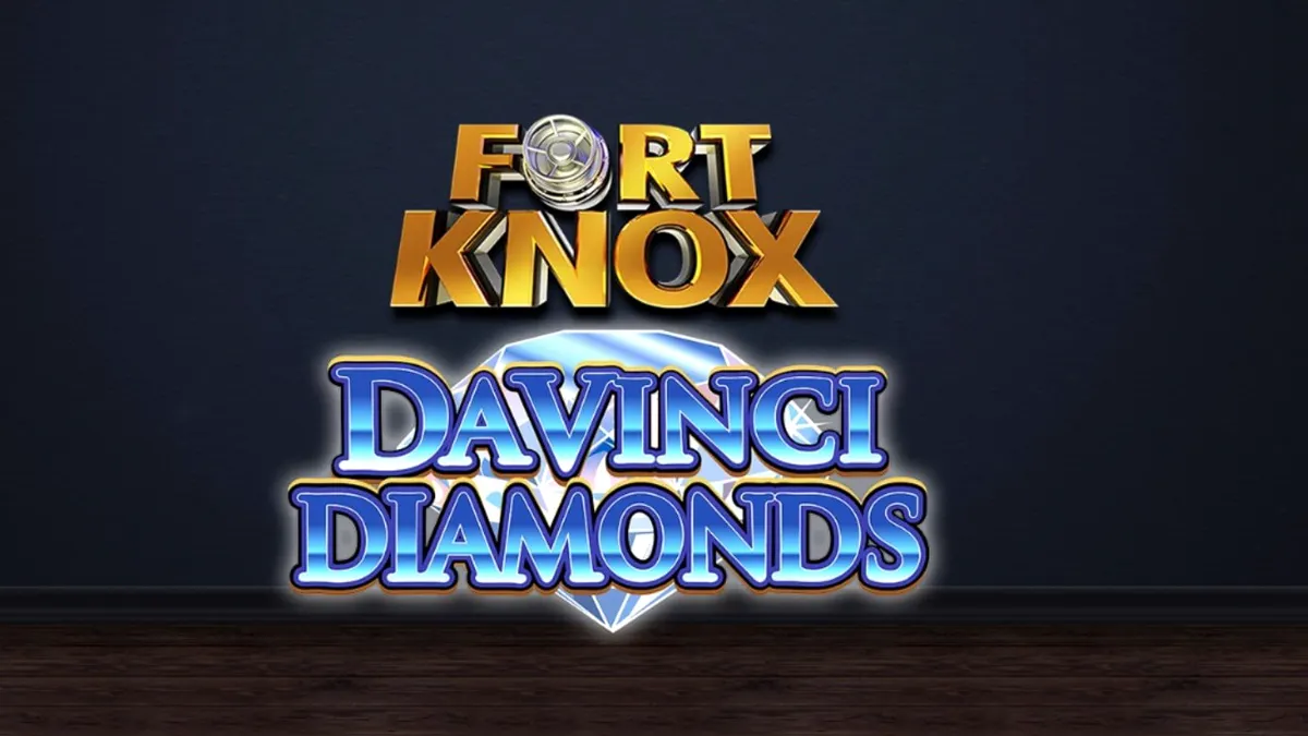 Interface do jogo Fort Knox Da Vinci Diamonds com elementos renascentistas e símbolos de jackpot