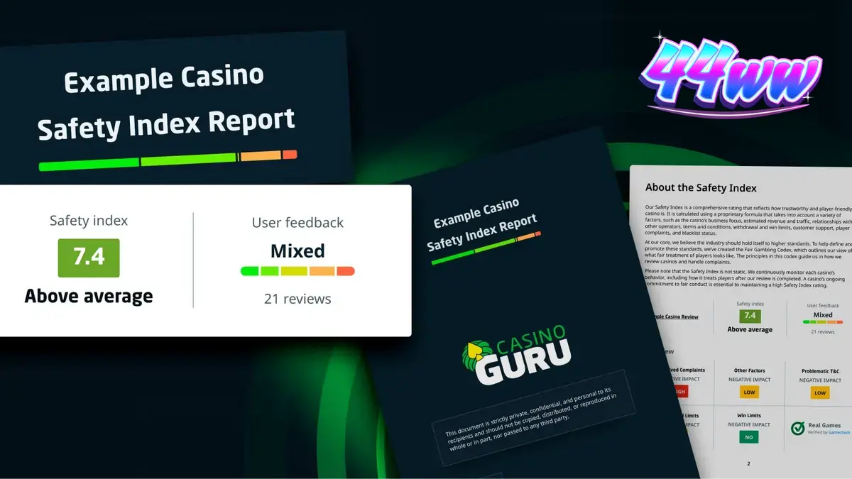 Interface digital representando relatórios de segurança e transparência em cassinos online